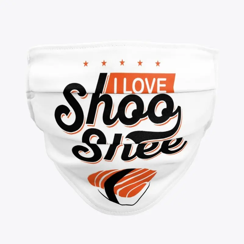 I Love Shoo Shee Mask - White